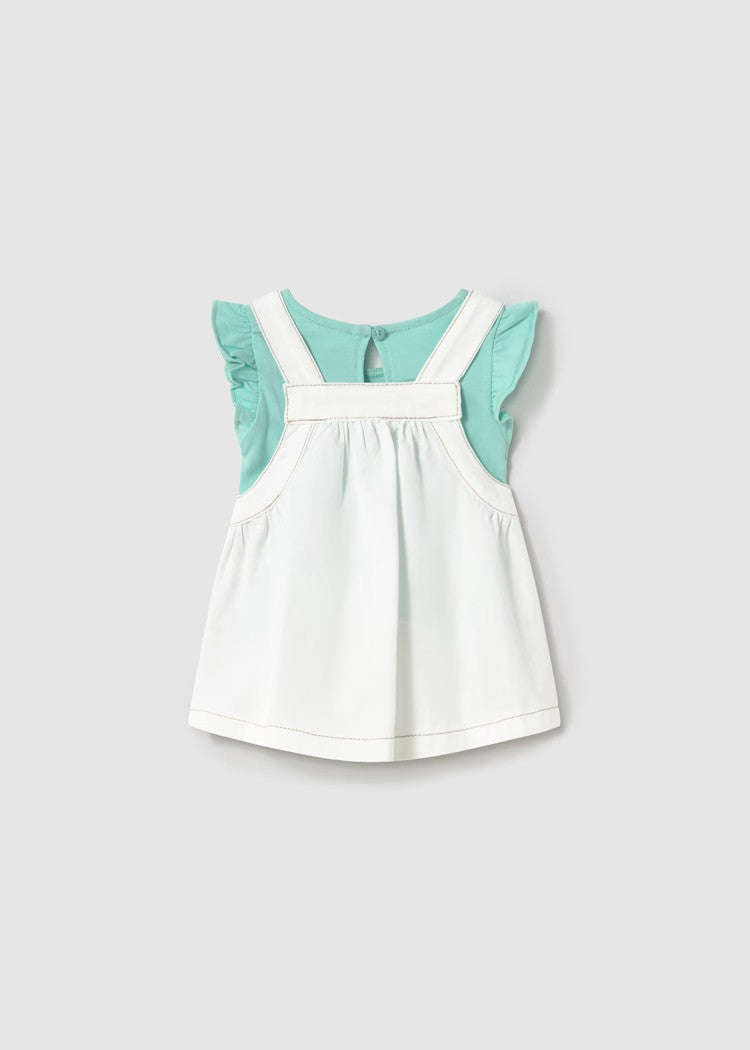 Conjunto 2 Piezas Overol Vestido Mayoral 1875 Niña