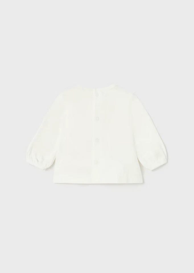 Conjunto Tejido 3 Piezas Overol Recién Nacida Mayoral 2665 Niña