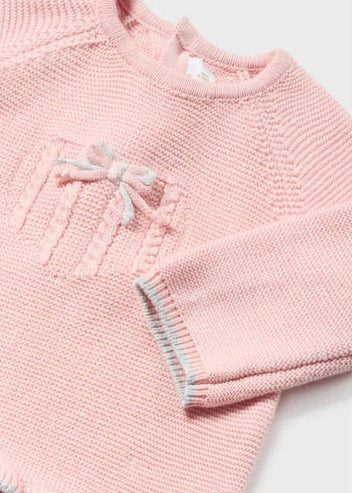 Conjunto Tejido 3 Piezas Recién Nacida Mayoral 2504 Niña