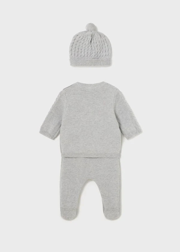 Conjunto Tejido 3 Piezas Recién Nacido Mayoral 2507 Niño
