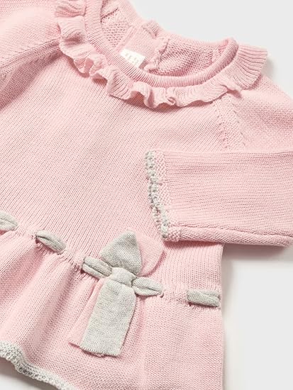 Conjunto Tejido 3 Piezas Recién Nacida Mayoral 2743 Niña