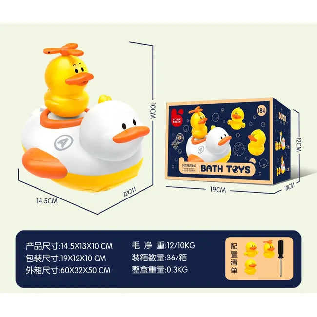 Juguete Para Bañera Niños De Ducha De Pato