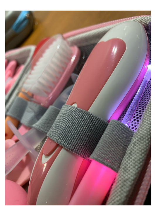 Kit De Aseo x15 Piezas Estuche Rosa