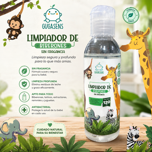 Limpiador de Biberones Sin Fragancia 120 ml Gugasens
