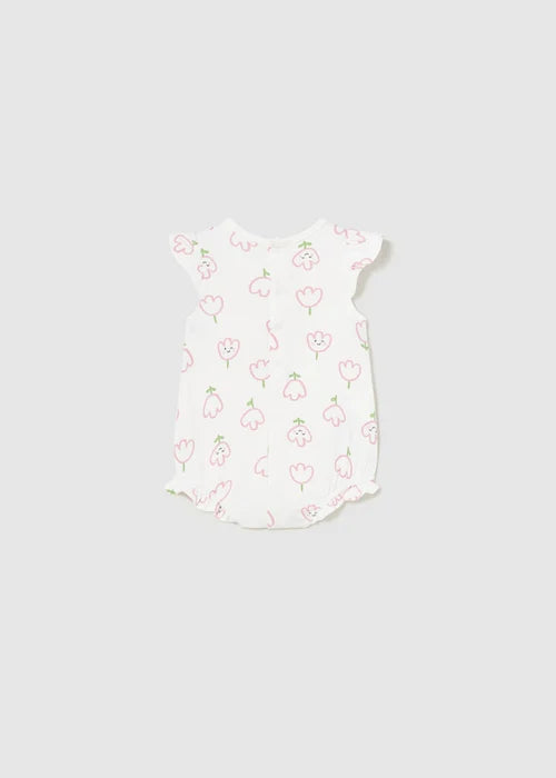 Mameluco Flores Pelele Mayoral 1713 Niña