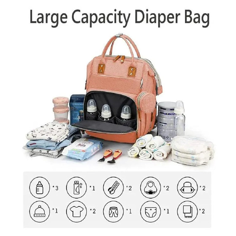 Pañalera Tipo Morral Douhui Negra