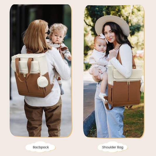 Pañalera Tipo Morral Monedero y Tapete Cambiador Lovevook