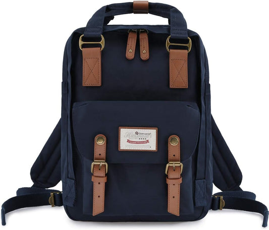 Pañalera Tipo Morral Multifuncional Doughnut Vintage Azul