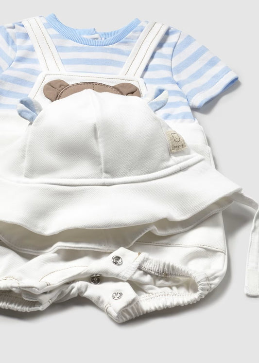 Pelele Osito Overol Con Gorrito Mayoral 1606 Niño