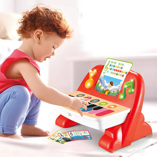 Piano Bebé Interactivo Con Tarjetas Musicales Educativas