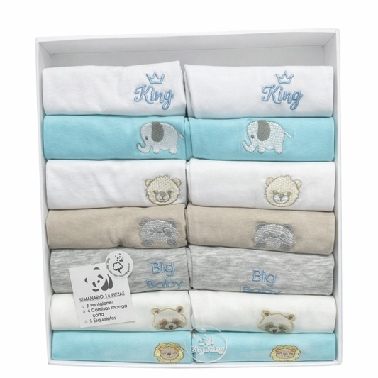 Semanario 14 Piezas Niño Big Baby