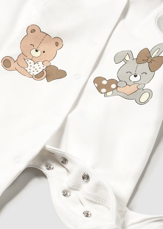 Pijama Ositas Blanco Mayoral