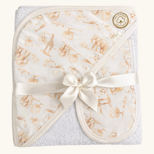 Toalla De Algodón Safari Nube Luna Beige