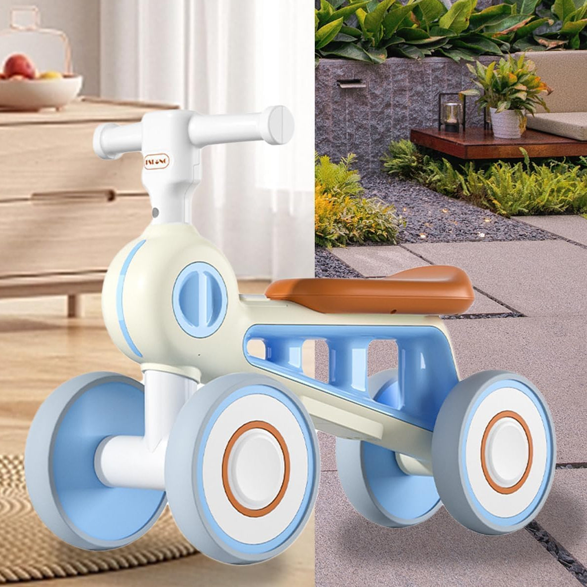 Triciclo Con Luces Y Sonido Tipo Moto Rosa