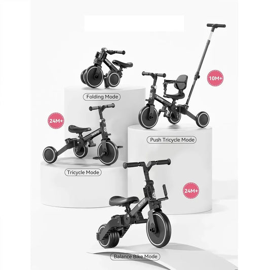 Triciclo Paseador 5 en 1 Maxibaby Naranja