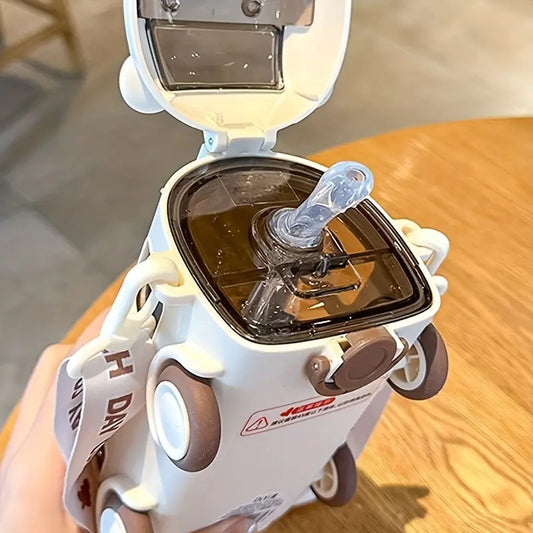 Vaso Entrenador Pitillo En Forma de Bus Juguete