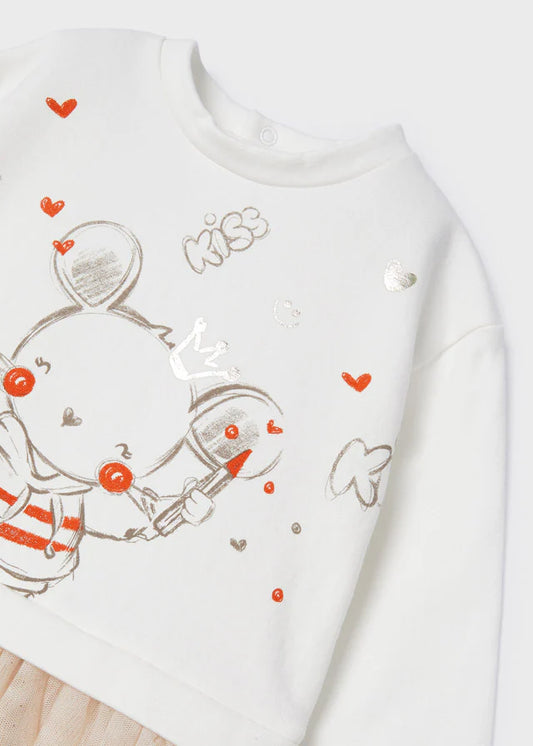 Vestido Invierno Ratoncita Tul Mayoral 2962 Niña