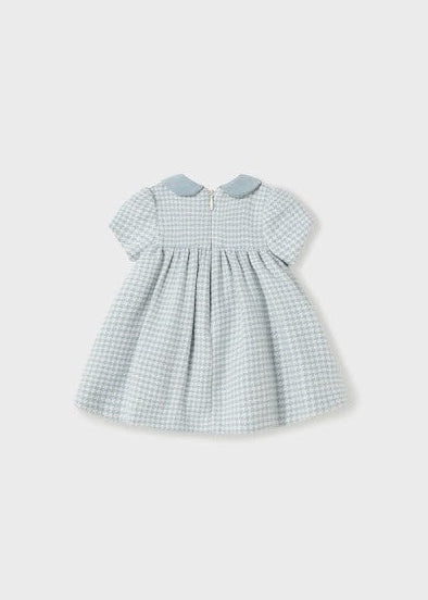 Vestido Pompón Celeste Cálido Mayoral 2864 Niña