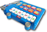 Autobús Didáctico Musical Piano Azul