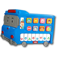 Autobús Didáctico Musical Piano Azul