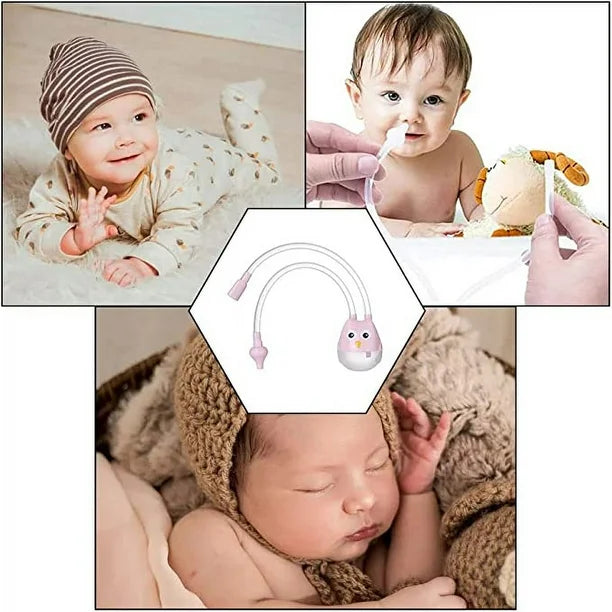 Aspirador Succión Nasal Manual Búho Only Baby 0 meses +