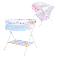 Bañera Con Cambiador Maxi-EB830 Celeste Globos