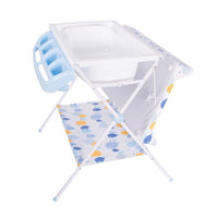 Bañera Con Cambiador Maxi-EB830 Celeste Globos