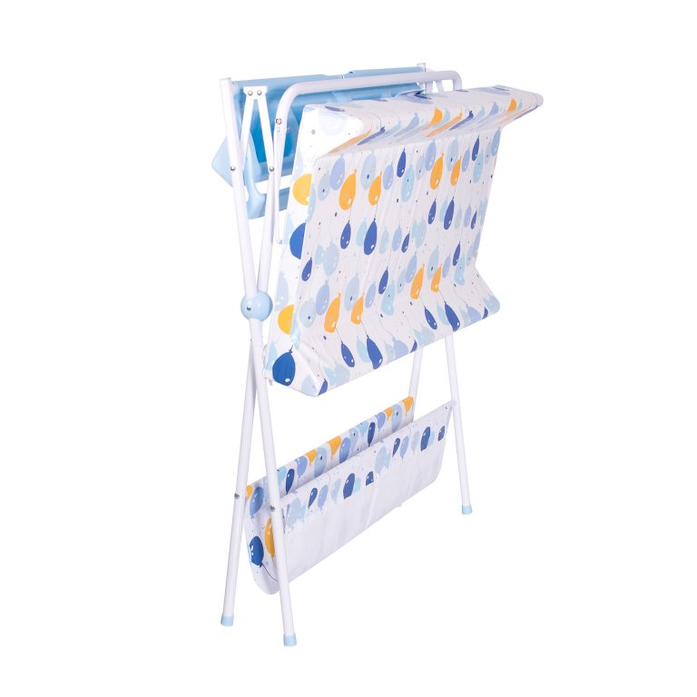 Bañera Con Cambiador Maxi-EB830 Celeste Globos