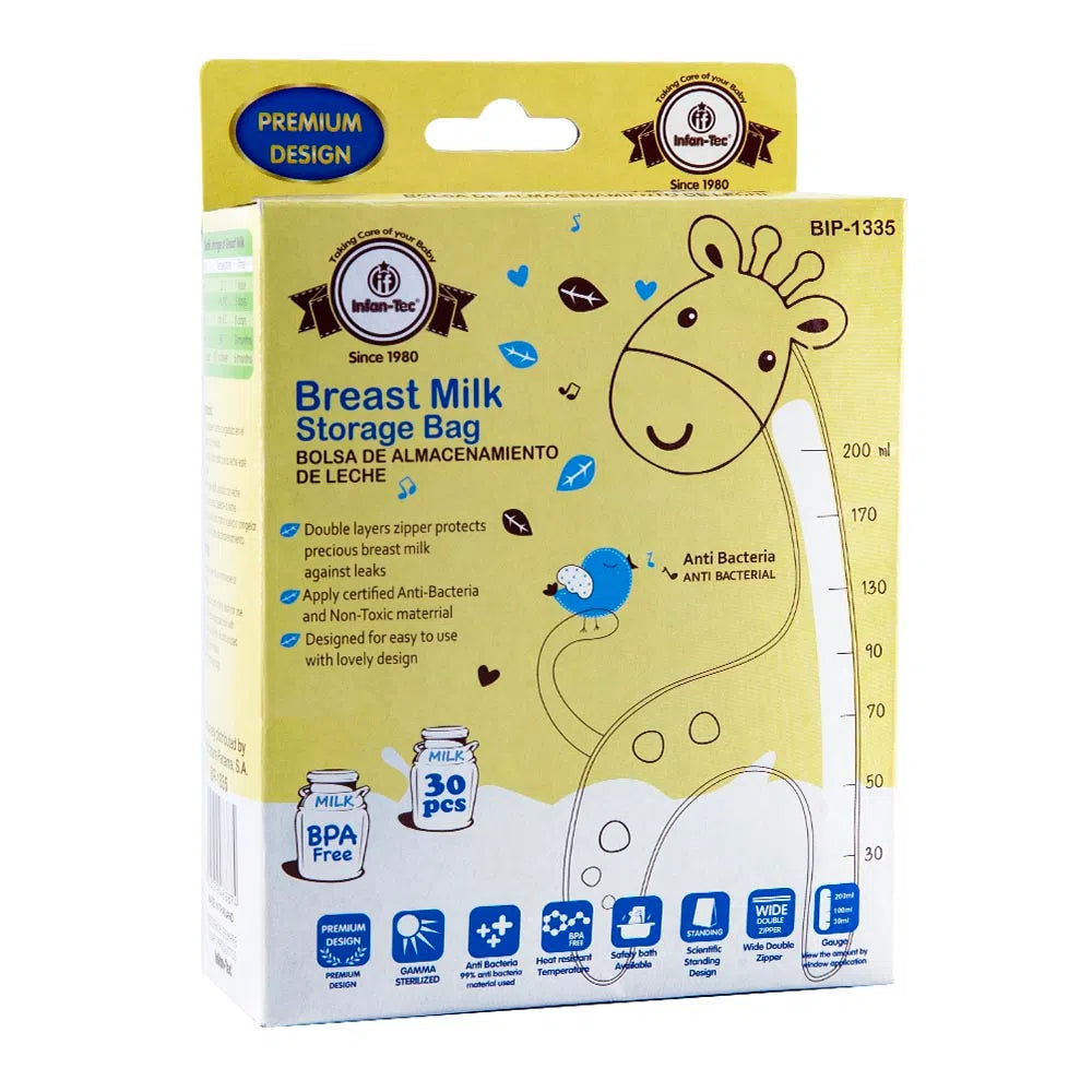 Bolsas Recolectoras De Leche Materna x30 Unds Infan-Tec