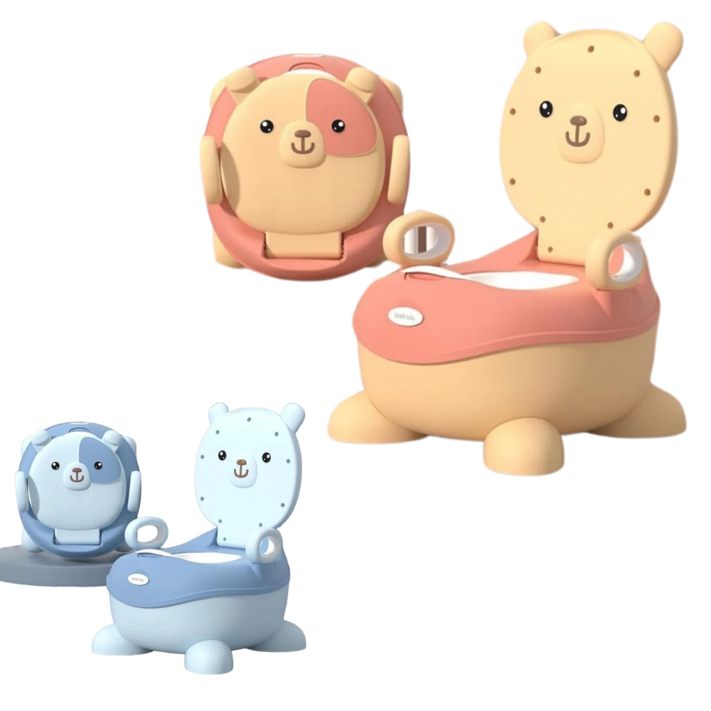 Bacinilla Con Manijas De Agarre Osito/Perrito