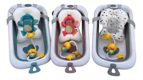 Bañera Plegable Con Regadera y Malla Soporte Maxibaby