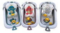 Bañera Plegable Con Regadera y Malla Soporte Maxibaby