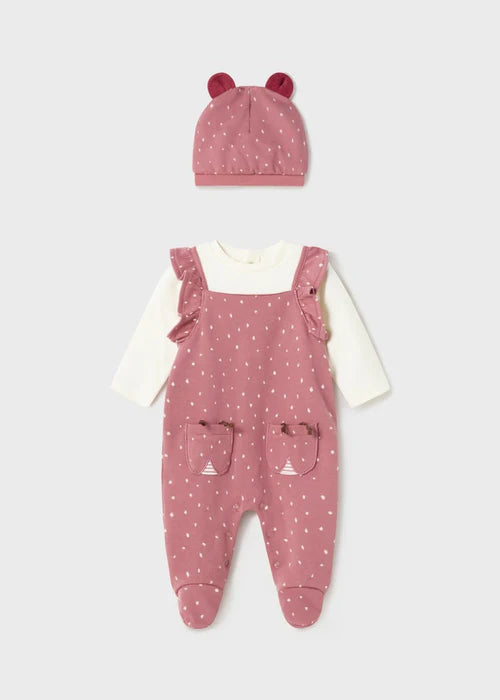 Braga Overol Enterizo Con Gorrito Mayoral 2663