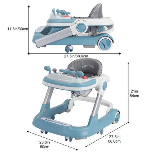 Caminador Multifuncional Volante Carro Timón