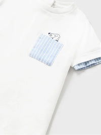 Camiseta Perrito con Bolsillo Mayoral 1018 Niño