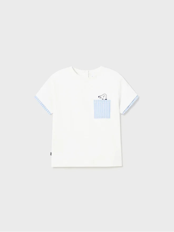 Camiseta Perrito con Bolsillo Mayoral 1018 Niño