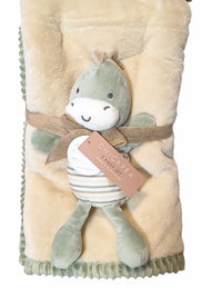 Cobija Americana Peluche Apego Set Chickpea Dino