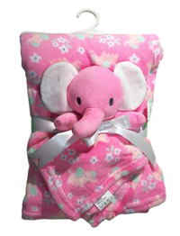 Cobija Elefante Con Apego Rosada