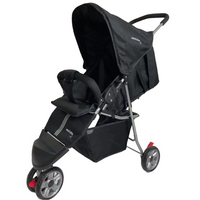 Coche Paseador Asoleador Maxibaby Tres Llantas Negro