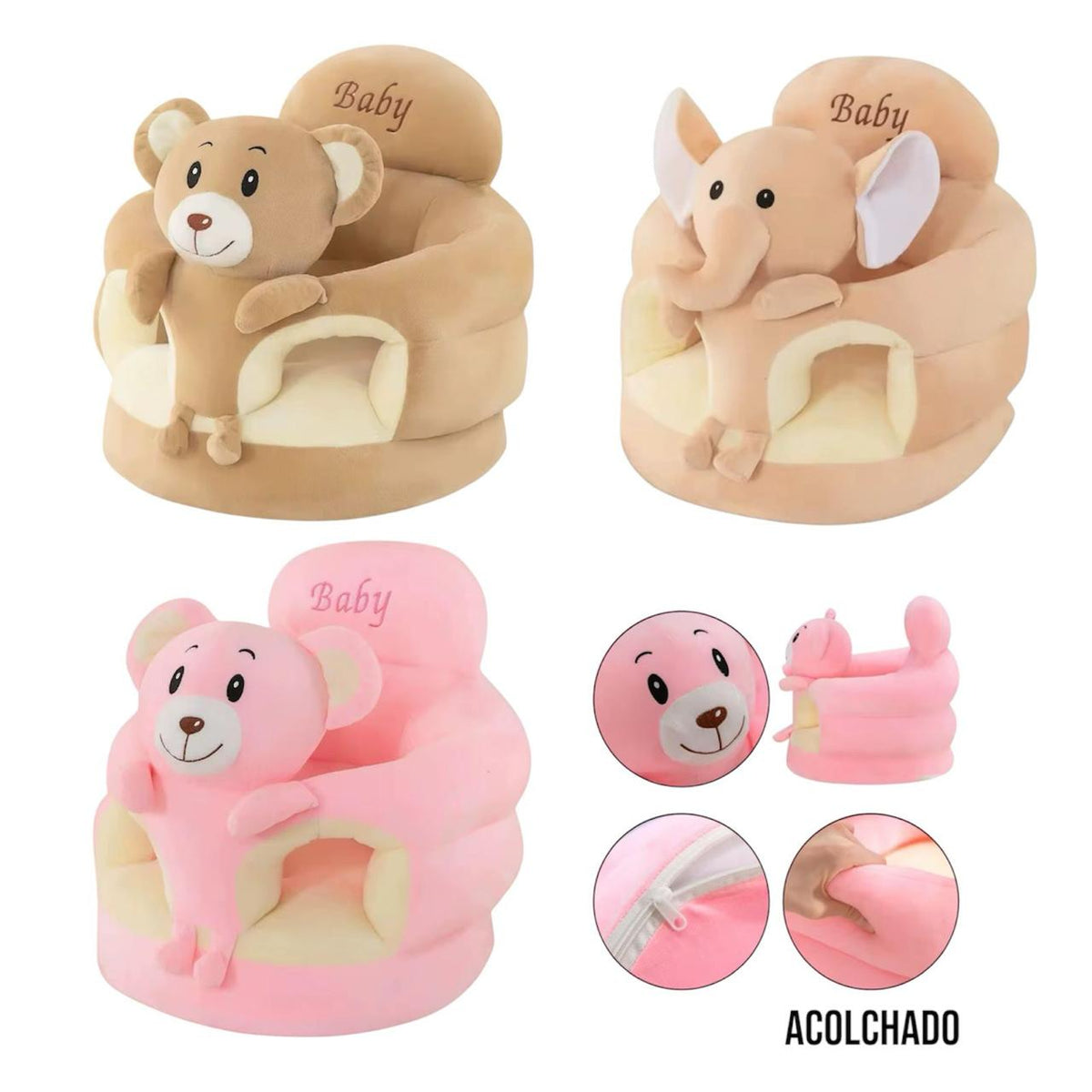 Cojín Sillón Estabilizador Animales Puff