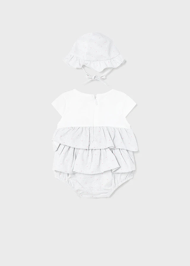Conjunto 2 Piezas Body Vestido y Gorro Mayoral 1604 Niña