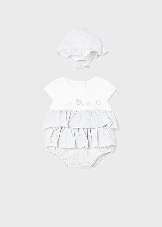 Conjunto 2 Piezas Body Vestido y Gorro Mayoral 1604