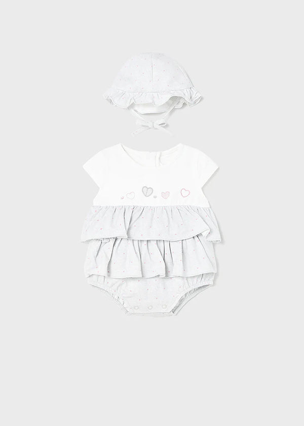 Conjunto 2 Piezas Body Vestido y Gorro Mayoral 1604 Niña