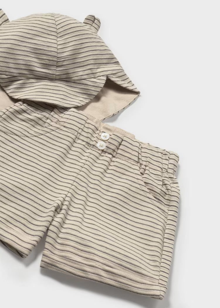 Conjunto 3 Piezas Camiseta Gorra y Short Mayoral 1651
