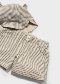 Conjunto 3 Piezas Camiseta Gorra y Short Mayoral 1651 Niño