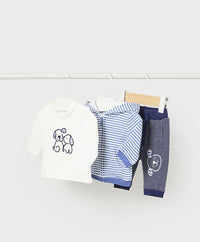 Conjunto 3 Piezas Perrito Azul Mayoral