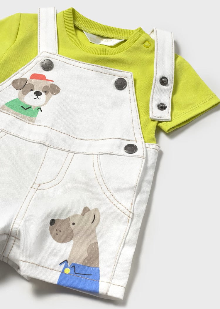Conjunto Braga y Camiseta Perritos 2 Piezas Mayoral 1622 Niño
