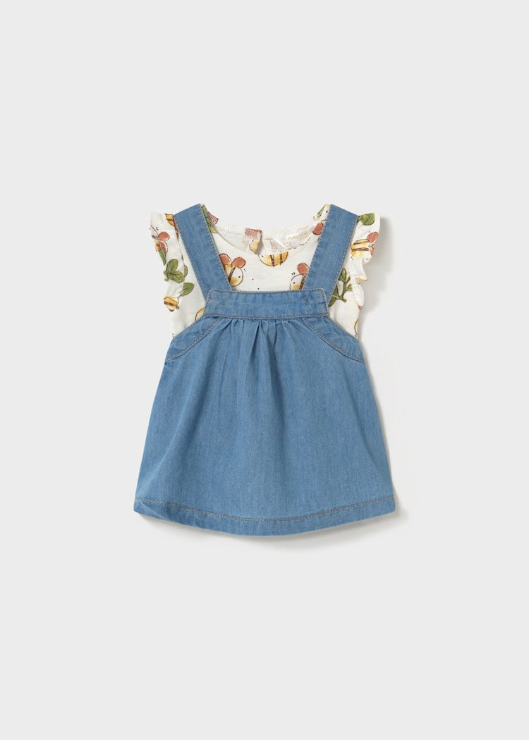 Conjunto Vestido Braga Abejitas Mayoral Niña