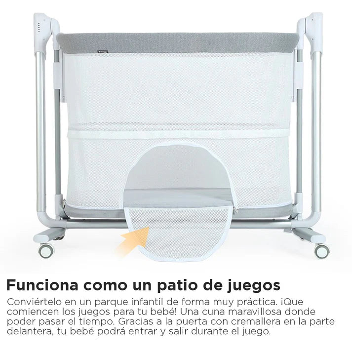 Cuna Colecho Multifuncional 5 Niveles Antirreflujo Pupikids