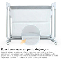 Cuna Colecho Multifuncional 5 Niveles Antirreflujo Pupikids